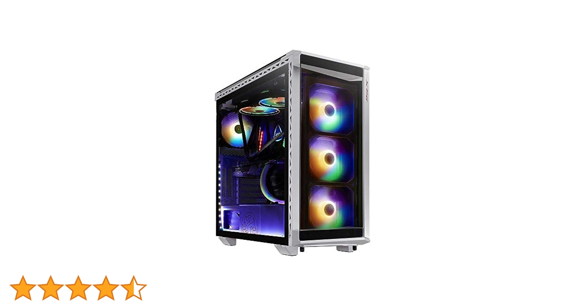 Amazon | XPG Battle Cruiser 4面強化ガラス ARGBファン4基搭載